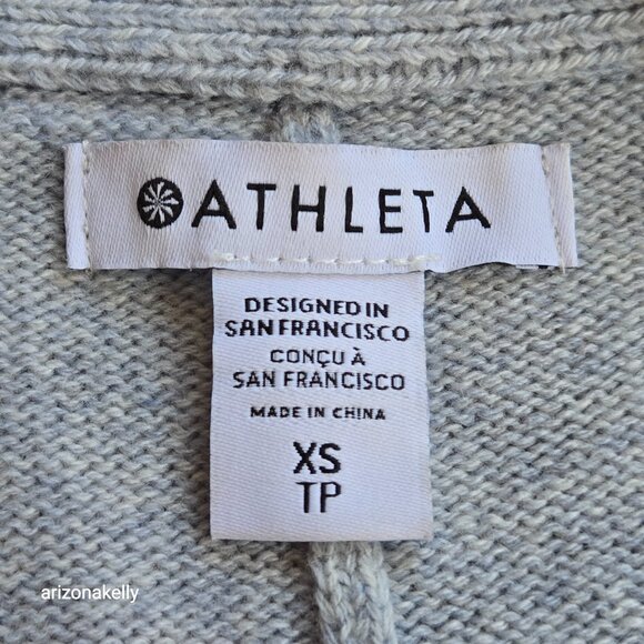 Athleta Spirit Wool Cashmere Ombre Wrap Duster Sweater Cardigan - Picture 3 of 15